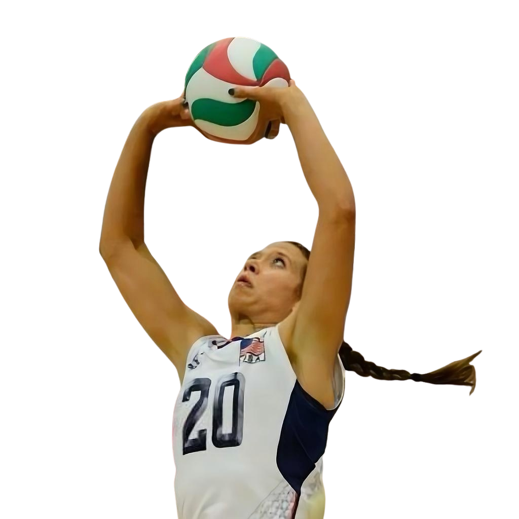 Jenna Hagglund-Wagner setting for Team USA