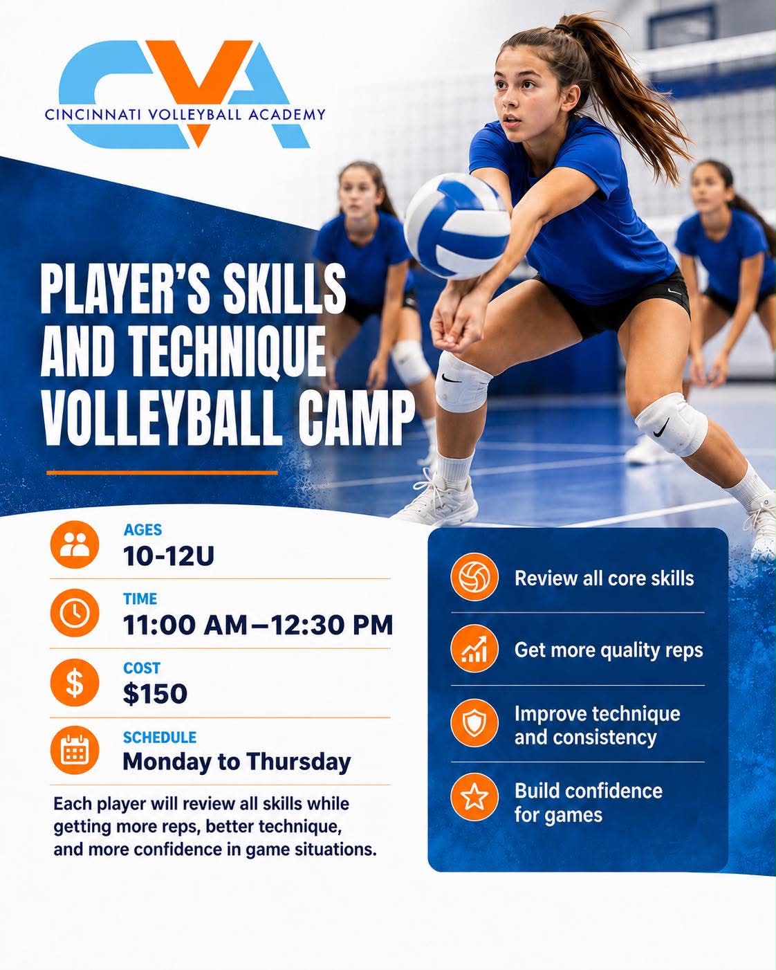 Cincinnati Volleyball Academy Juniors Program